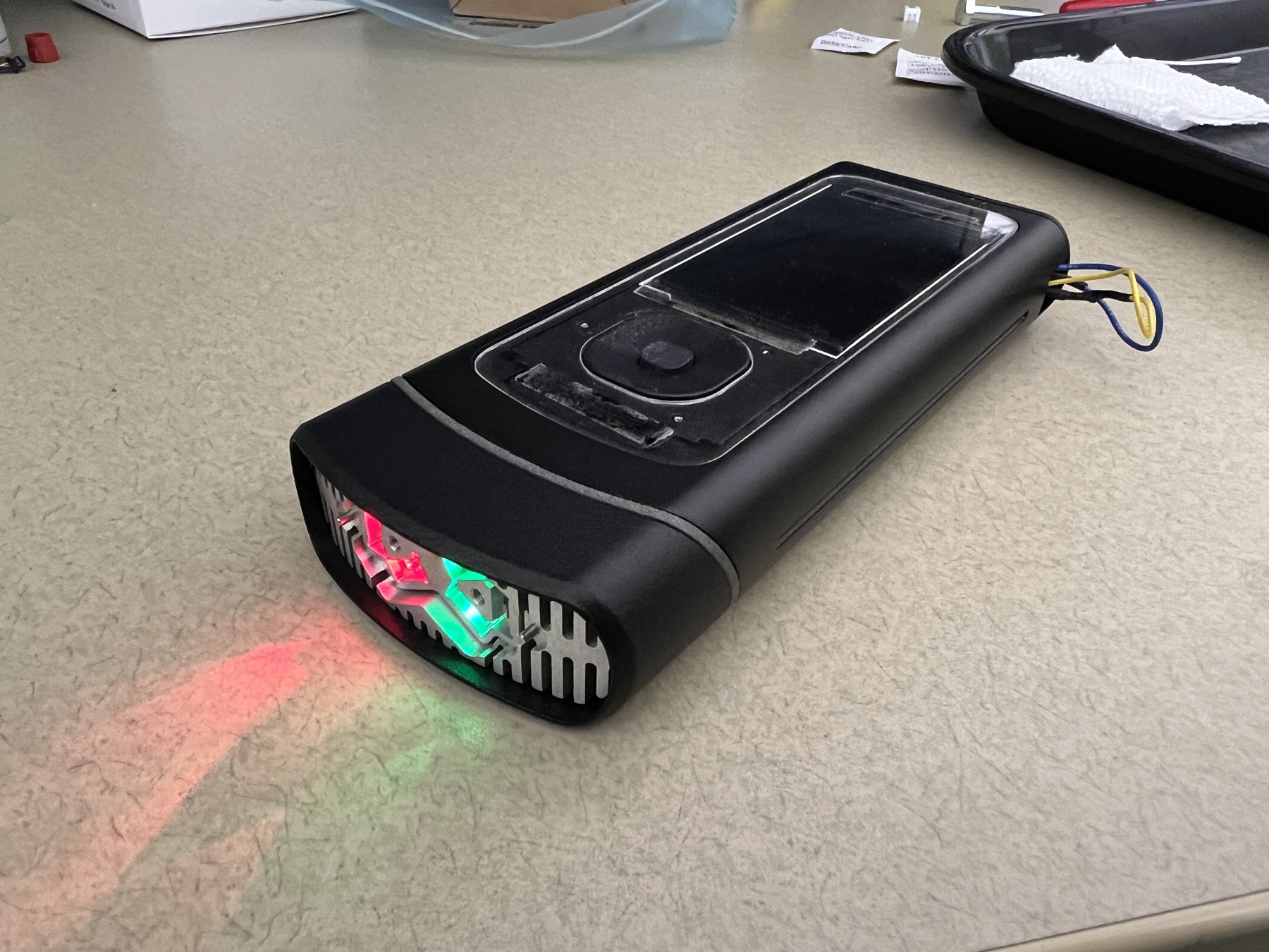 The handheld laser therapy device